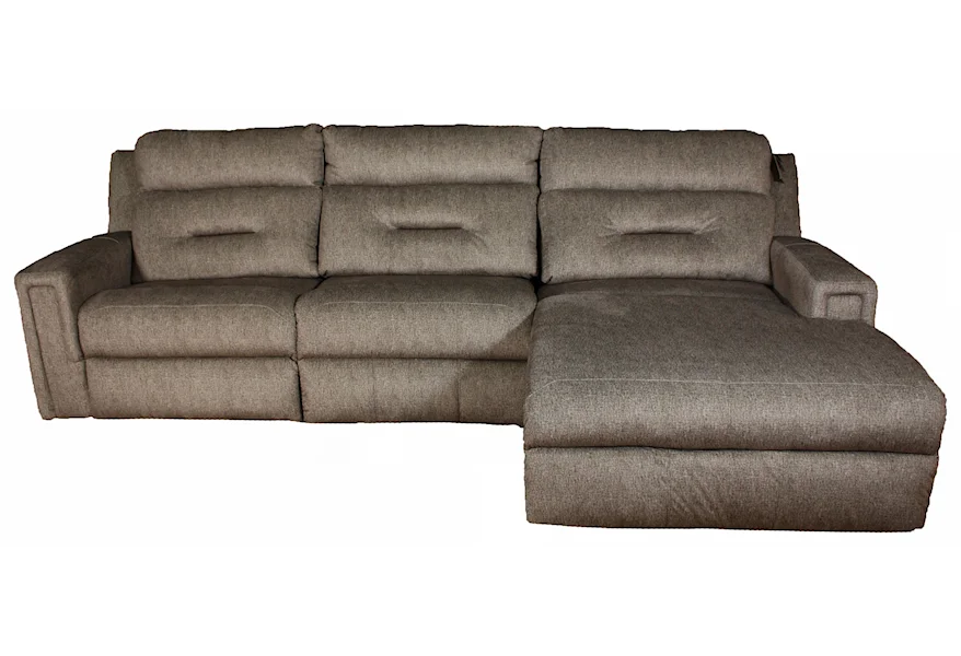Excel 3 Piece Reclining Sectional by Southern Motion at Esprit Decor Home Furnishings
